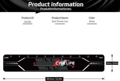 Dart Oche Line, Drop Marking, Dart Throwing Line Dart Accessories for Steel Darts and Soft Darts