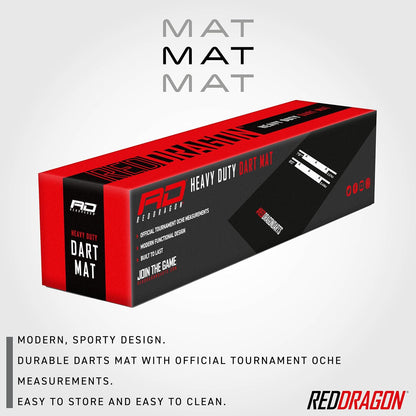Darts Mat with Oche Line - Official Tournament Measurements - Professional Darts Accessories