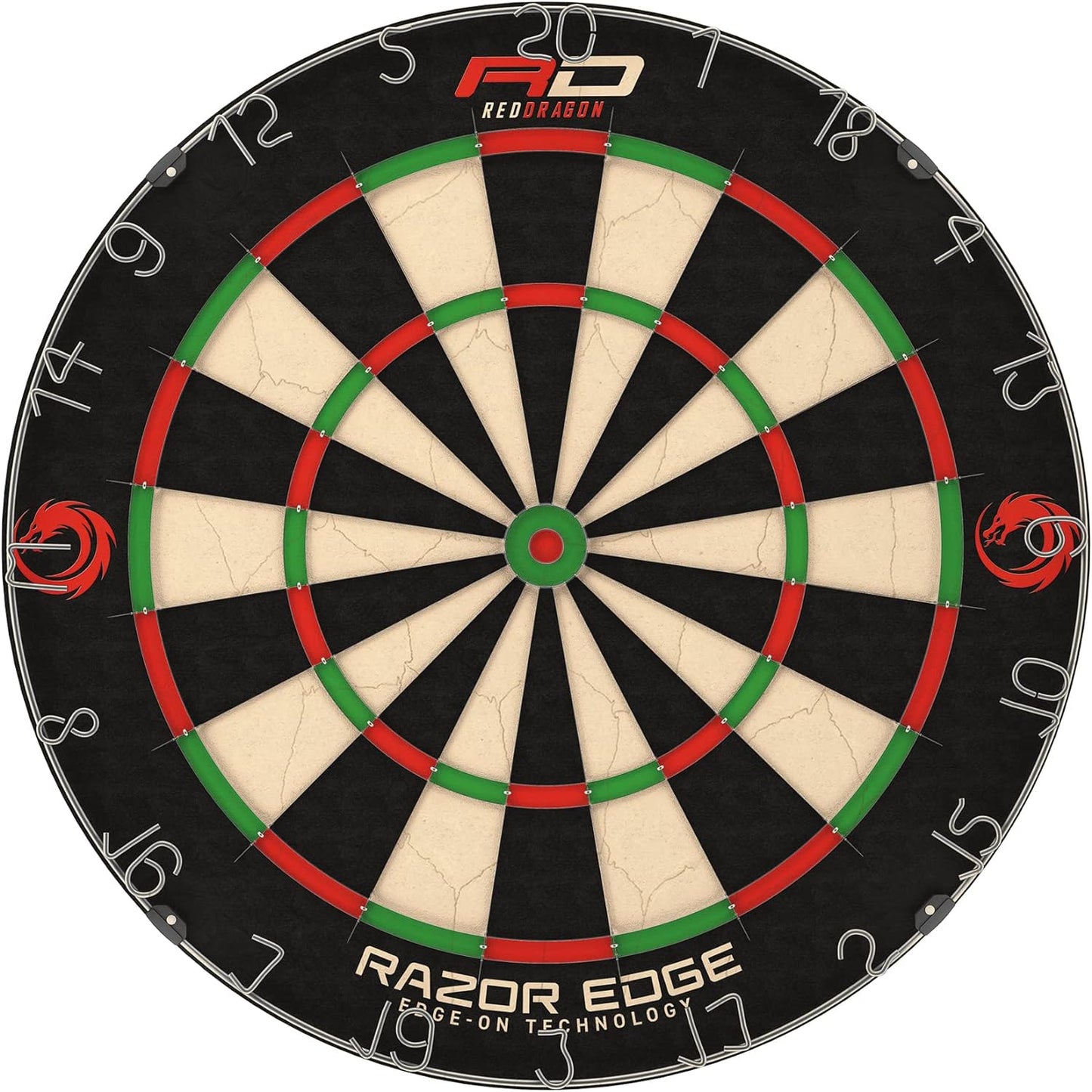 Professional Dartboard Sets - Tournament Standard Quality and Durable Surround with 2X Sets Steel Tip Darts