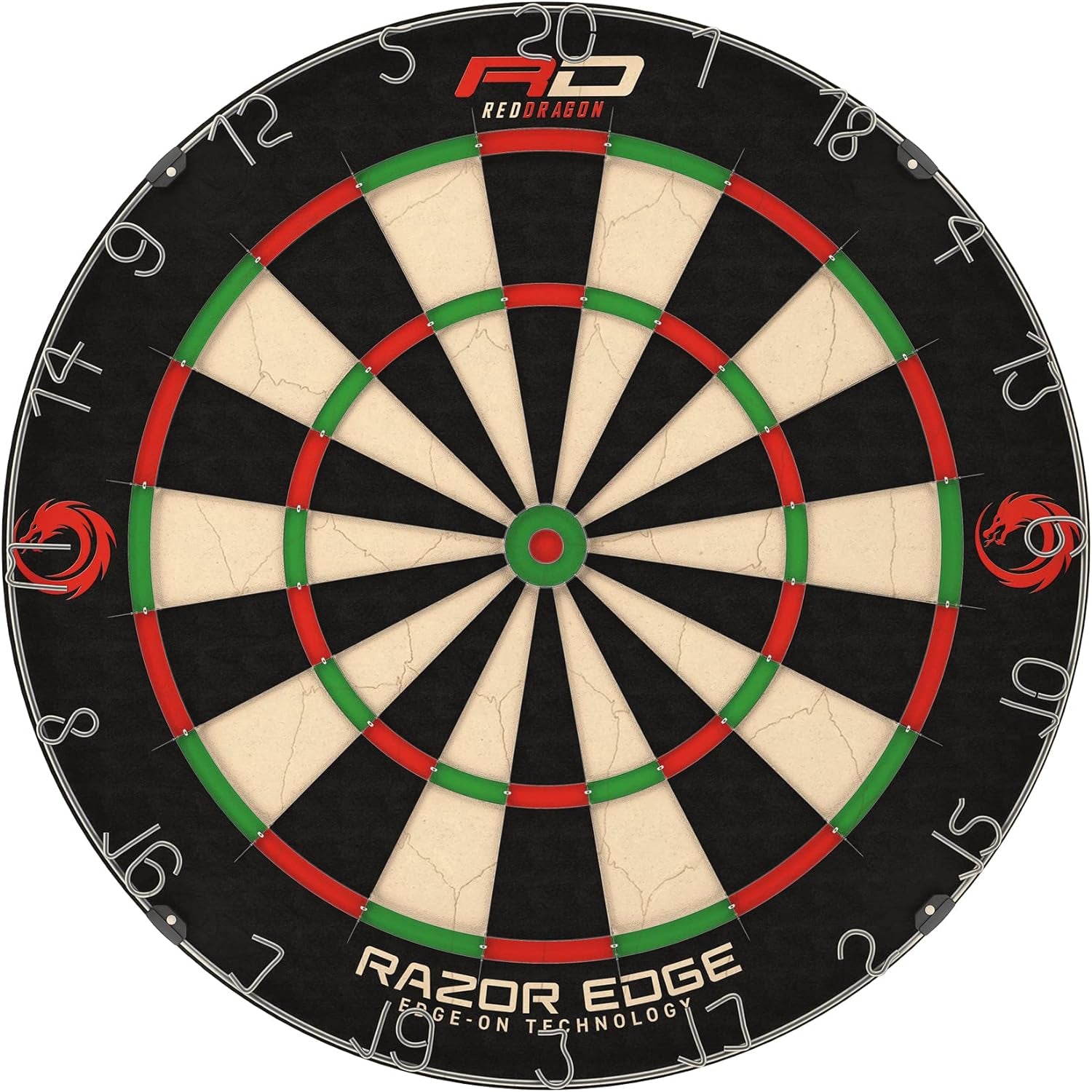 Professional Dartboard Sets - Tournament Standard Quality and Durable Surround with 2X Sets Steel Tip Darts