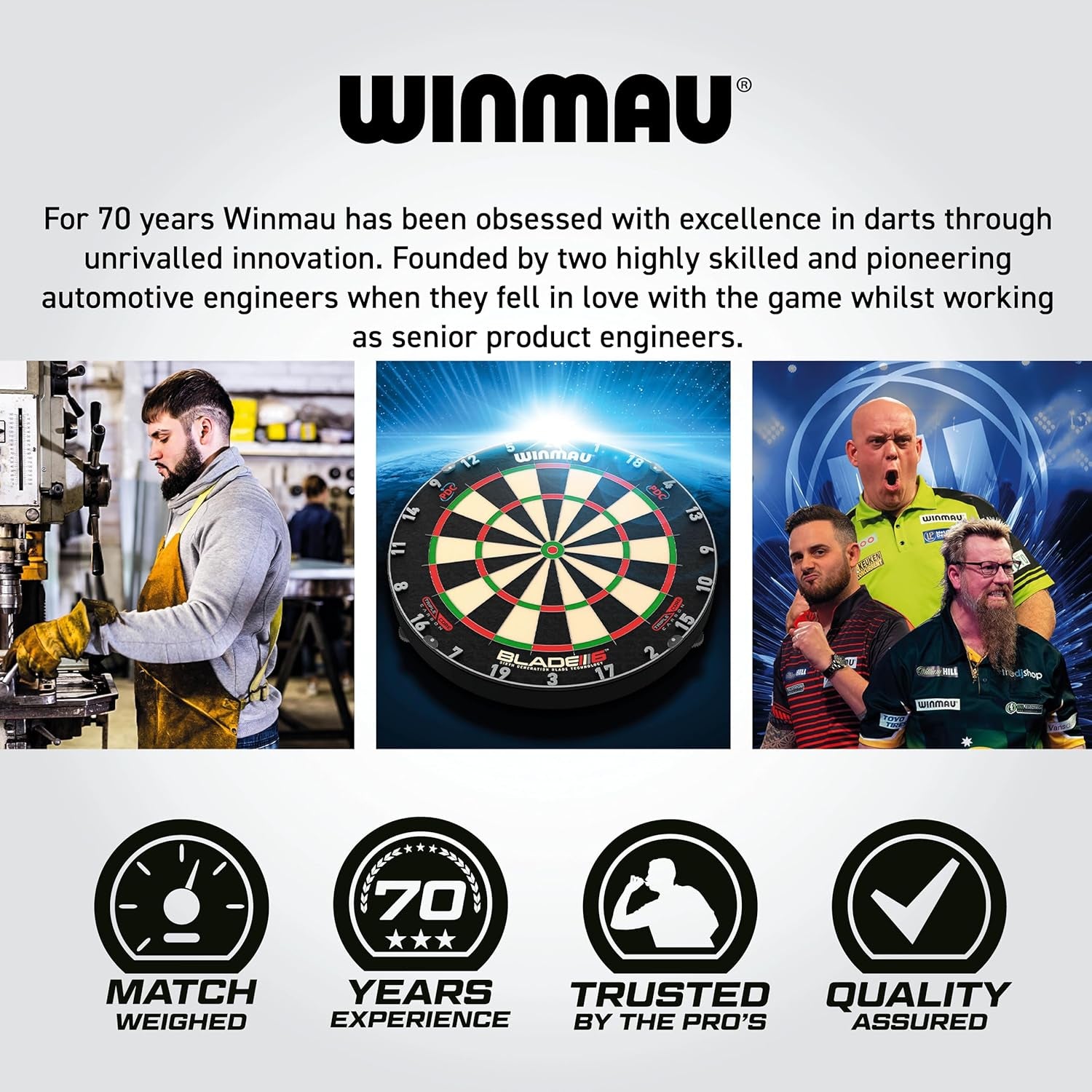 Darts Cadet Twinset - Premium Steel - 19G Steel Darts Set with Dart Flights and Dart Shafts (Stems) with Score Card