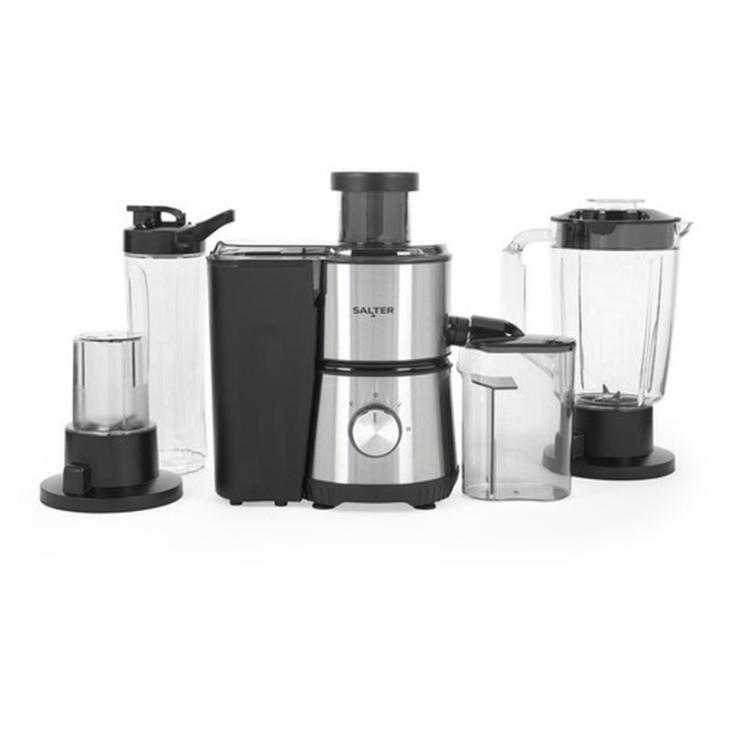 Salter Blender Juicer Set Smoothie Maker 4 in 1 600 Ml Bottle, 2 Speeds, 400 W