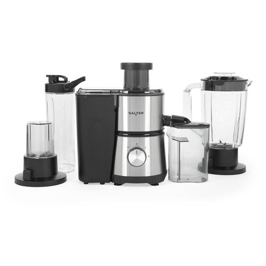 Salter Blender Juicer Set Smoothie Maker 4 in 1 600 Ml Bottle, 2 Speeds, 400 W
