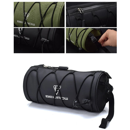 2.4/4.2L Frame Pannier Bag Large Capacity Bike Handlebar Bag with Side Mesh Storage Pocket for Road Mountain Bike Cycling Travel