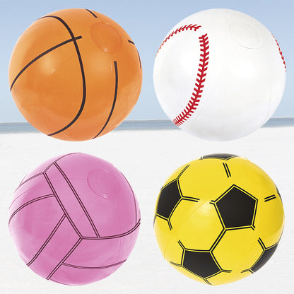 4 X Inflatable Reusable Sea Beach Volleyball Swimming Pool Holiday Party Balls