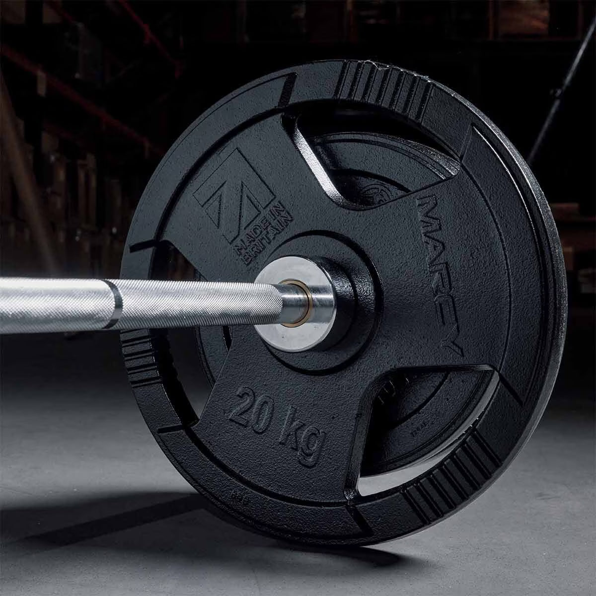 Made in Britain Eco 100Kg Olympic Weight Set with 7Ft Barbell