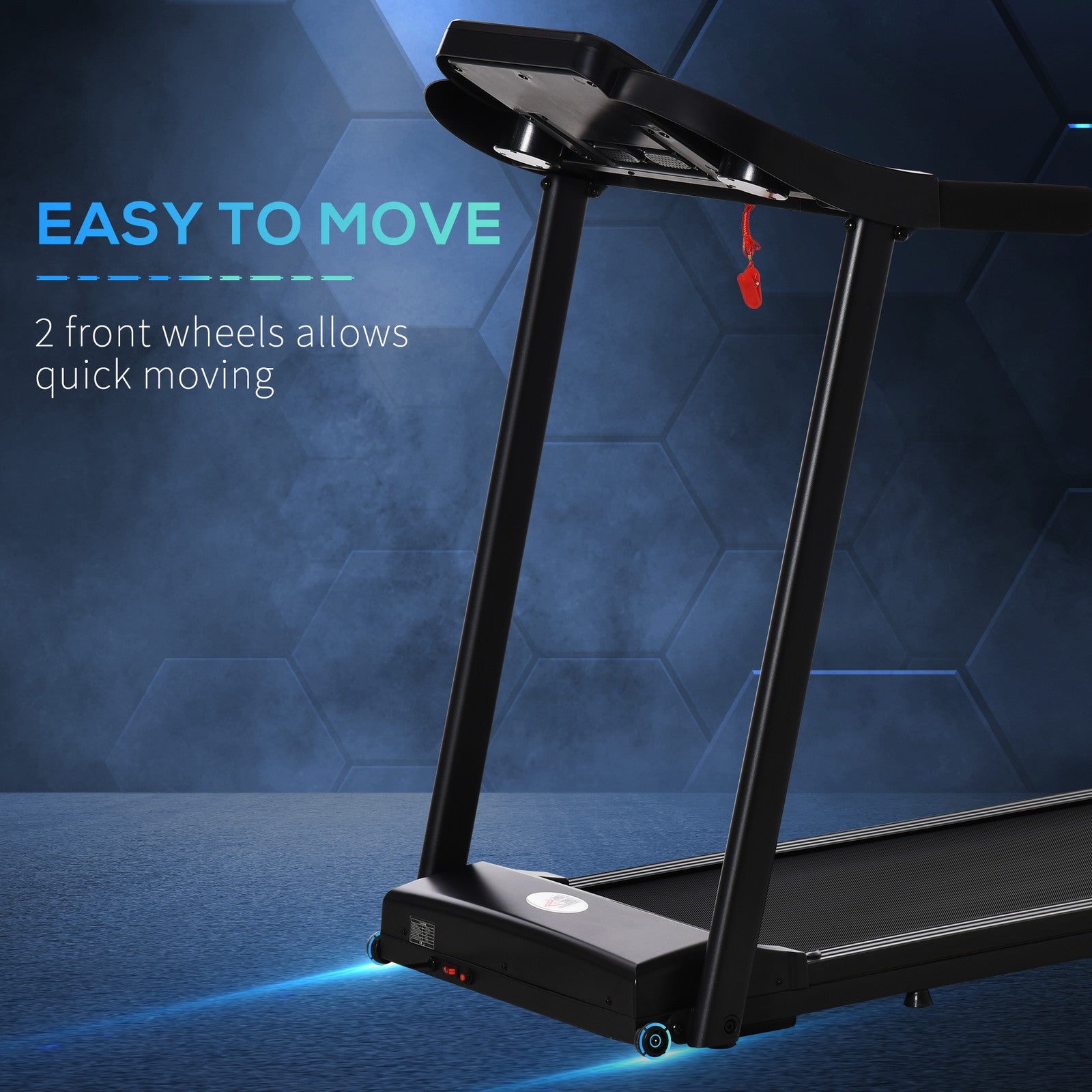 Treadmill 1.5HP Electric Motorised Running Machine W/ LED Display 12 Programs