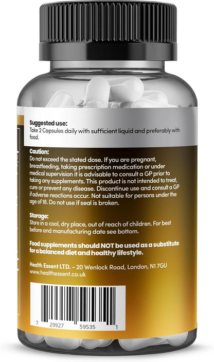 Dopamine Supplements, Balance Dopamine Levels 1400Mg Potent Complex, L Tyrosine with Added Panax Ginseng, L-Theanine, Ginkgo Biloba & Magnesium, Productivity Increase - 60 Vegan Capsules