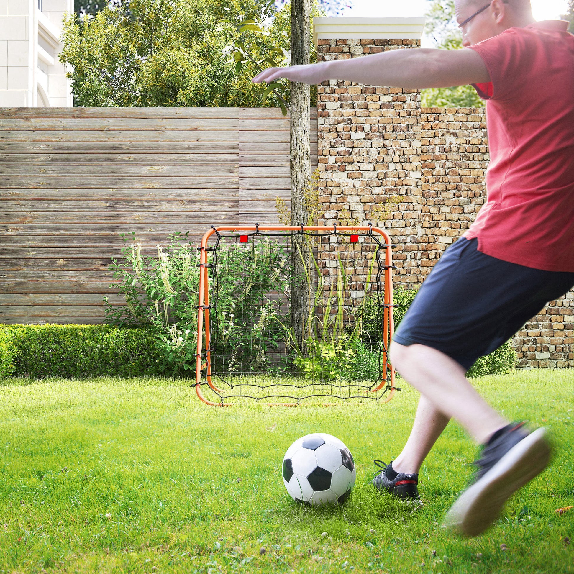 Outdoor Rebounder Net Football Goal Training Target Goal