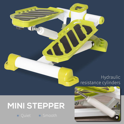 HOMCOM Portable Mini Stepper Step Machine for Home Gym Office Exercise Workout