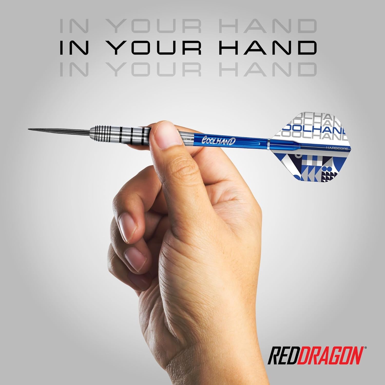 Game on Professional Player Series Steeltip Darts Set with Dart Flights and Dart Shafts (Stems)