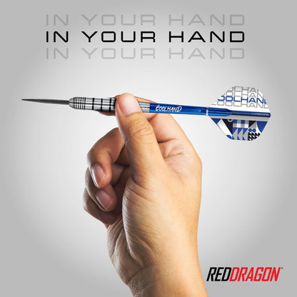Game on Professional Player Series Steeltip Darts Set with Dart Flights and Dart Shafts (Stems)