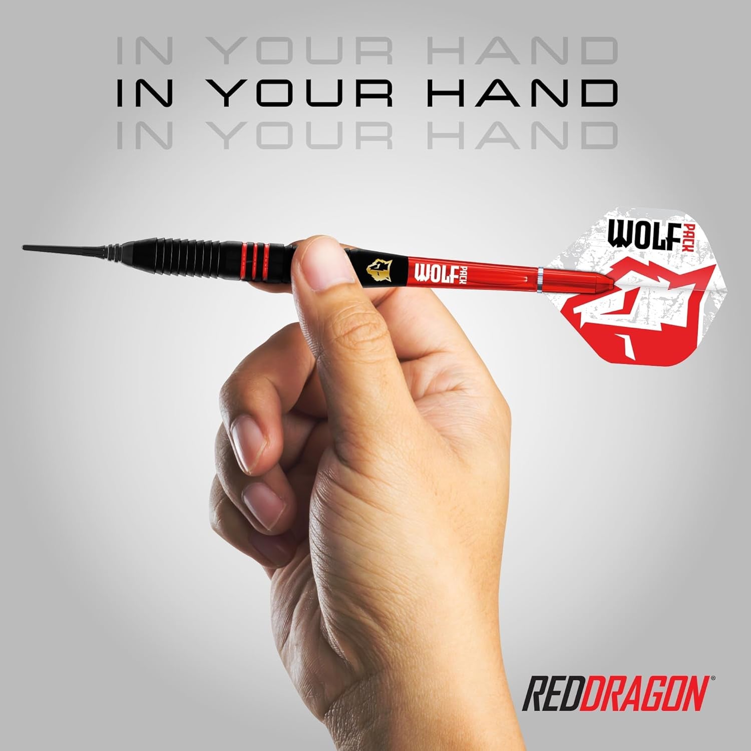 Wolf Pack Series Brass Darts Set with Flights and Shafts (Stems) Available in Steeltip and Softip